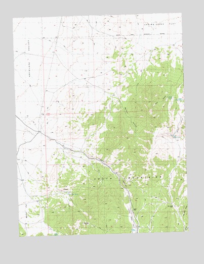 Tippett Canyon, NV USGS Topographic Map