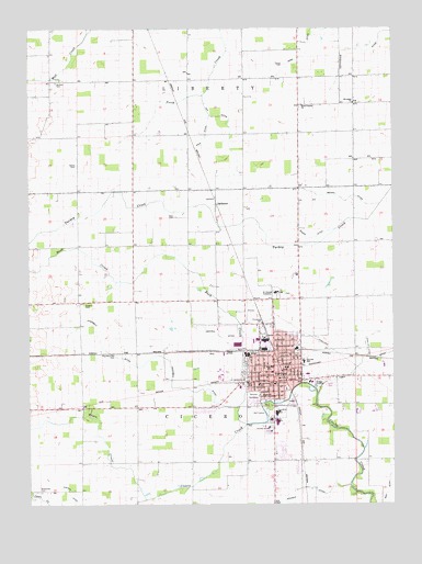 Tipton, IN USGS Topographic Map