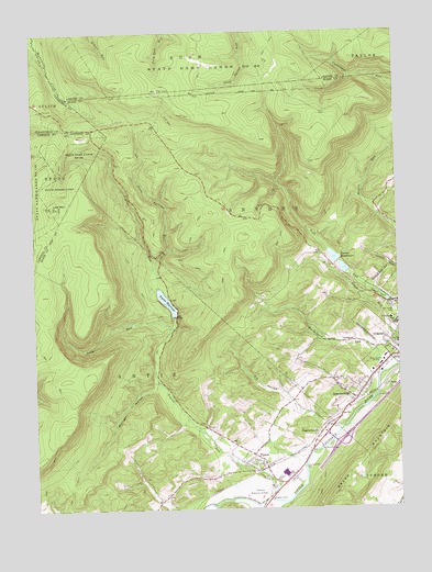 Tipton, PA USGS Topographic Map