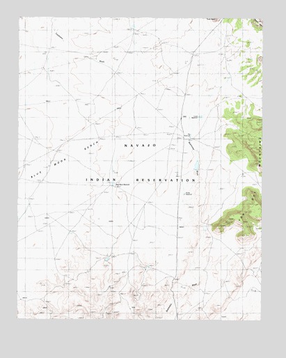 Blue Moon Reservoir, AZ USGS Topographic Map
