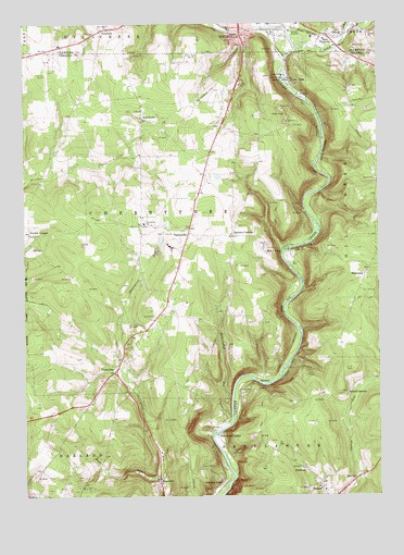 Titusville South, PA USGS Topographic Map