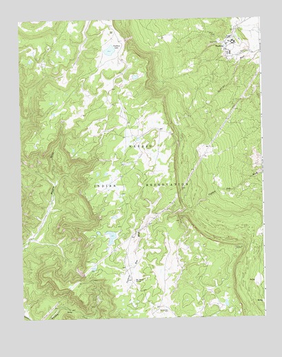 Toadlena, NM USGS Topographic Map