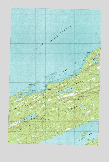 Todd Harbor, MI USGS Topographic Map