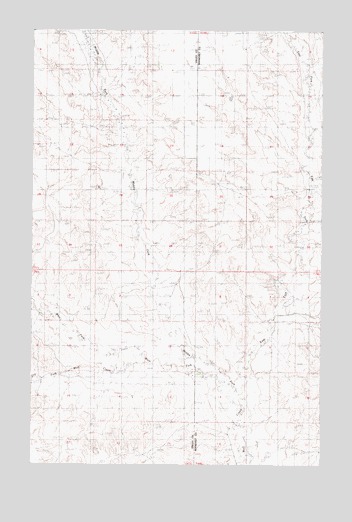 Todd Lakes SE, MT USGS Topographic Map