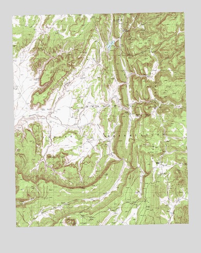 Todilto Park, NM USGS Topographic Map
