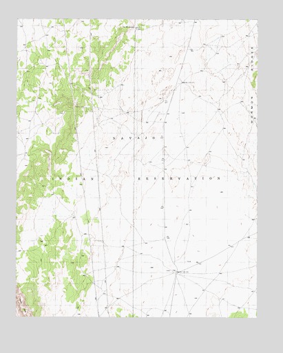Toh Bih Nosteny, AZ USGS Topographic Map