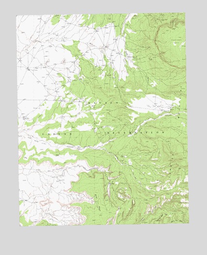 Toh Chin Lini Mesa, AZ USGS Topographic Map