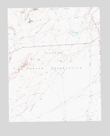 Toh De Niihe, AZ USGS Topographic Map