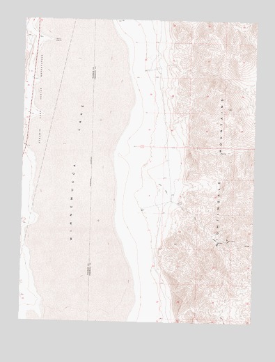 Tohakum Peak SE, NV USGS Topographic Map