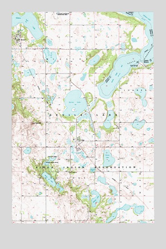 Tokio, ND USGS Topographic Map