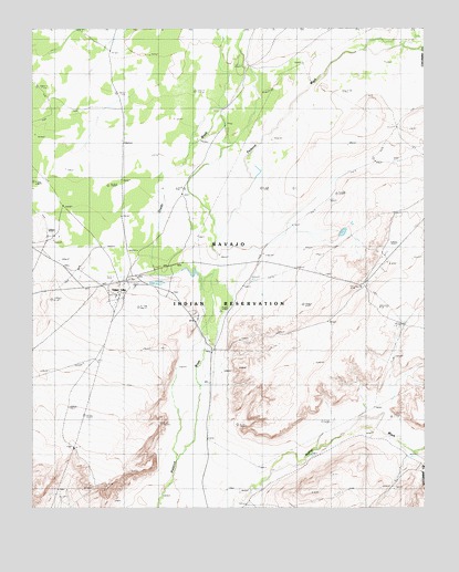 Tolani Lake, AZ USGS Topographic Map