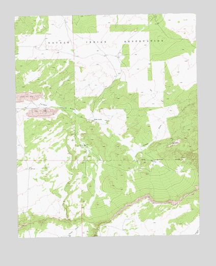 Tolapai Spring, AZ USGS Topographic Map