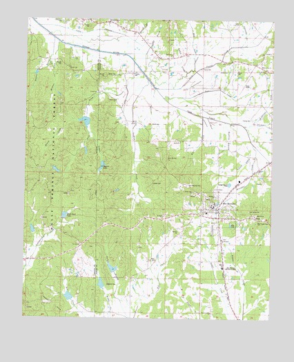 Blue Mountain, MS USGS Topographic Map