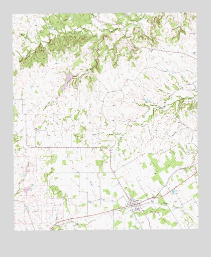 Tolar, TX USGS Topographic Map