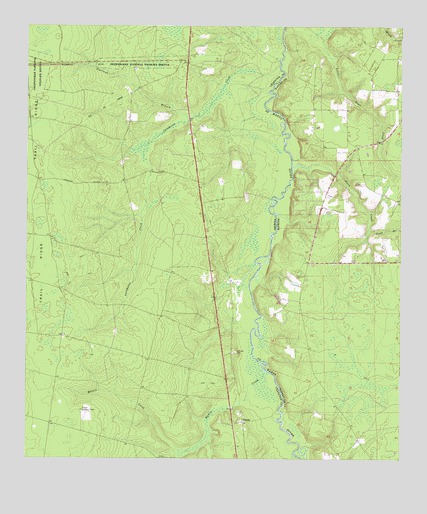 Toledo, GA USGS Topographic Map