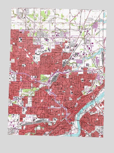 Toledo, OH USGS Topographic Map