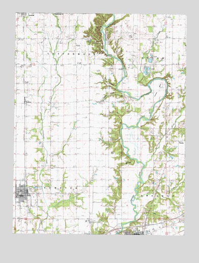 Toledo, IL USGS Topographic Map