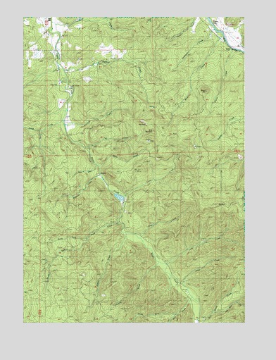 Blue Mountain, OR USGS Topographic Map