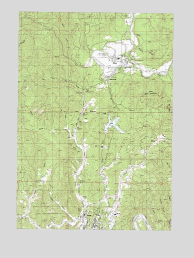 Toledo North, OR USGS Topographic Map