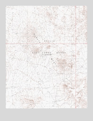 Tolicha Peak NE, NV USGS Topographic Map