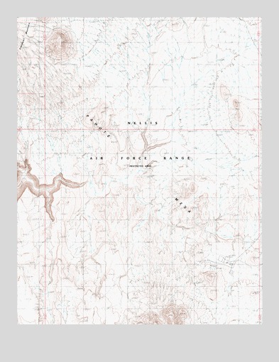 Tolicha Peak NW, NV USGS Topographic Map