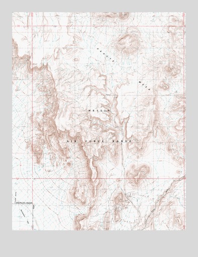 Tolicha Peak SW, NV USGS Topographic Map