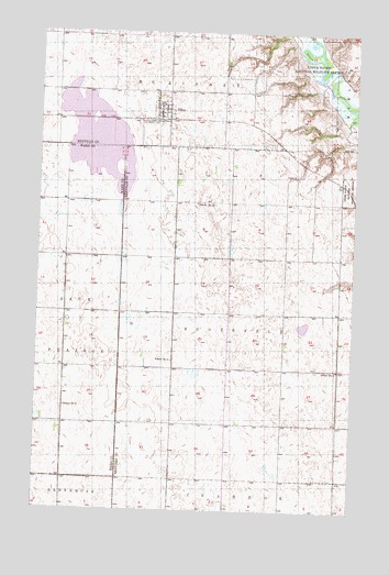 Tolley, ND USGS Topographic Map