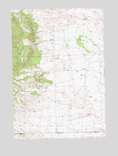 Tolman Flat, MT USGS Topographic Map