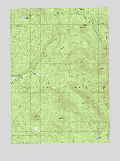 Tolo Mountain, OR USGS Topographic Map