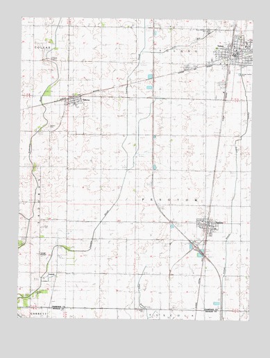 Tolono, IL USGS Topographic Map