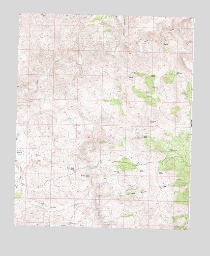 Tom Brown Canyon, AZ USGS Topographic Map