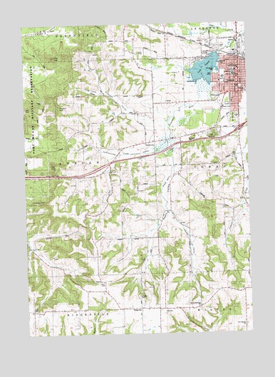 Tomah, WI USGS Topographic Map