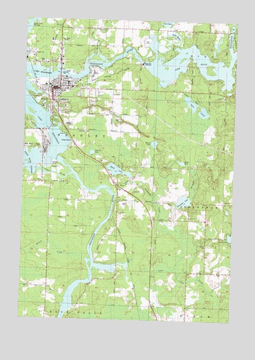 Tomahawk, WI USGS Topographic Map