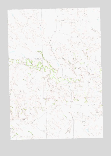 Tomato Can Buttes, SD USGS Topographic Map