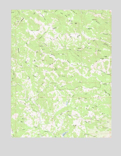 Tombs Creek, CA USGS Topographic Map