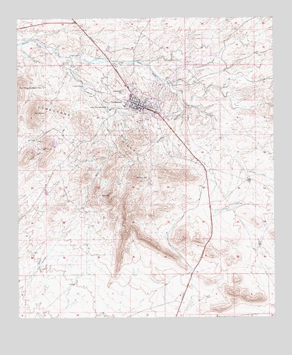 Tombstone, AZ USGS Topographic Map