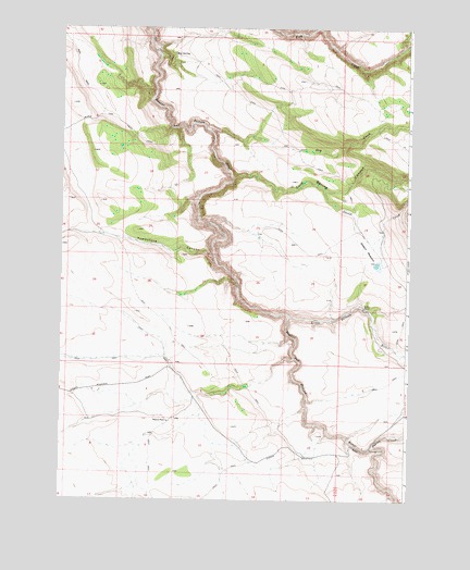 Tombstone Canyon, OR USGS Topographic Map