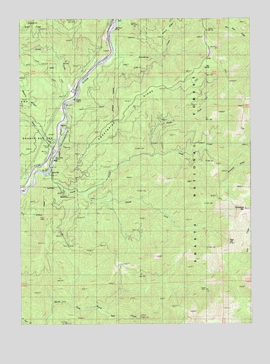 Tombstone Mountain, CA USGS Topographic Map