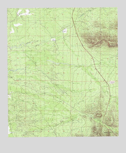 Tombstone SE, AZ USGS Topographic Map