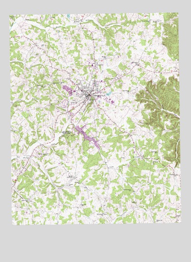Tompkinsville, KY USGS Topographic Map