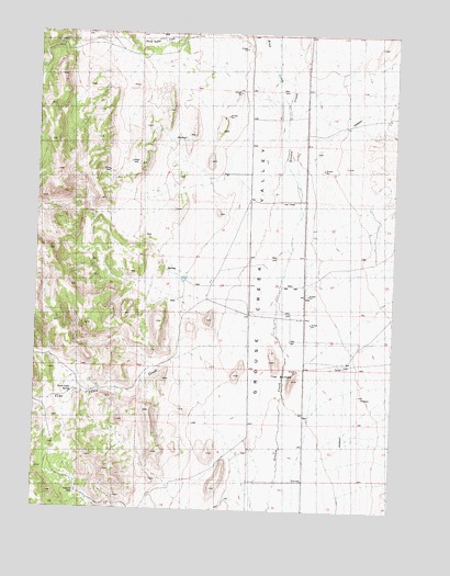 Toms Cabin Spring, UT USGS Topographic Map
