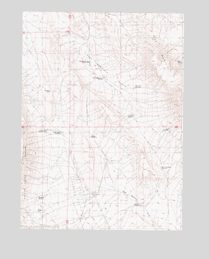 Blue Mountain Basin, OR USGS Topographic Map