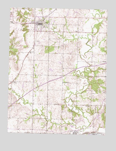 Tonganoxie, KS USGS Topographic Map