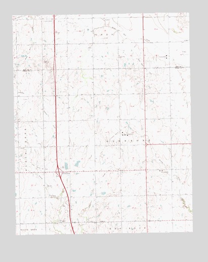 Tonkawa SE, OK USGS Topographic Map