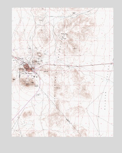 Tonopah, NV USGS Topographic Map