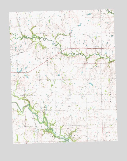Tonovay, KS USGS Topographic Map