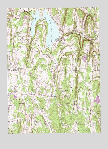 Alcove, NY USGS Topographic Map