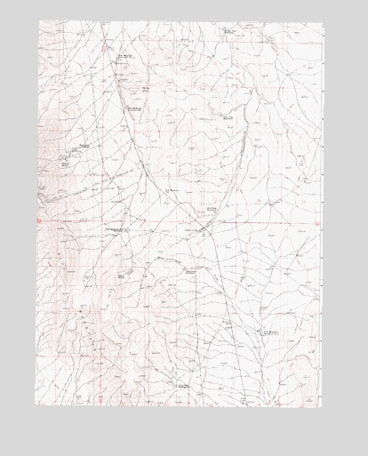 Blue Mountain Pass, OR USGS Topographic Map