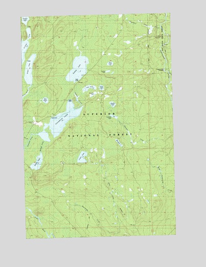 Toohey Lake, MN USGS Topographic Map
