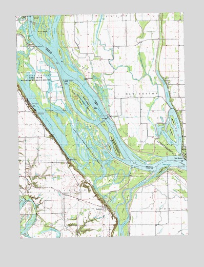 Toolesboro, IA USGS Topographic Map